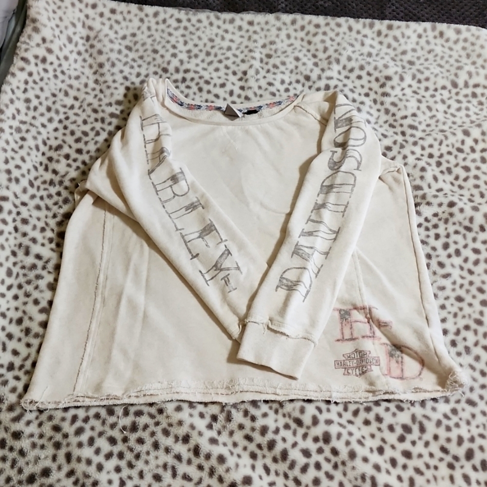 Harley Davidson 1W scoop neck Sweatshirt